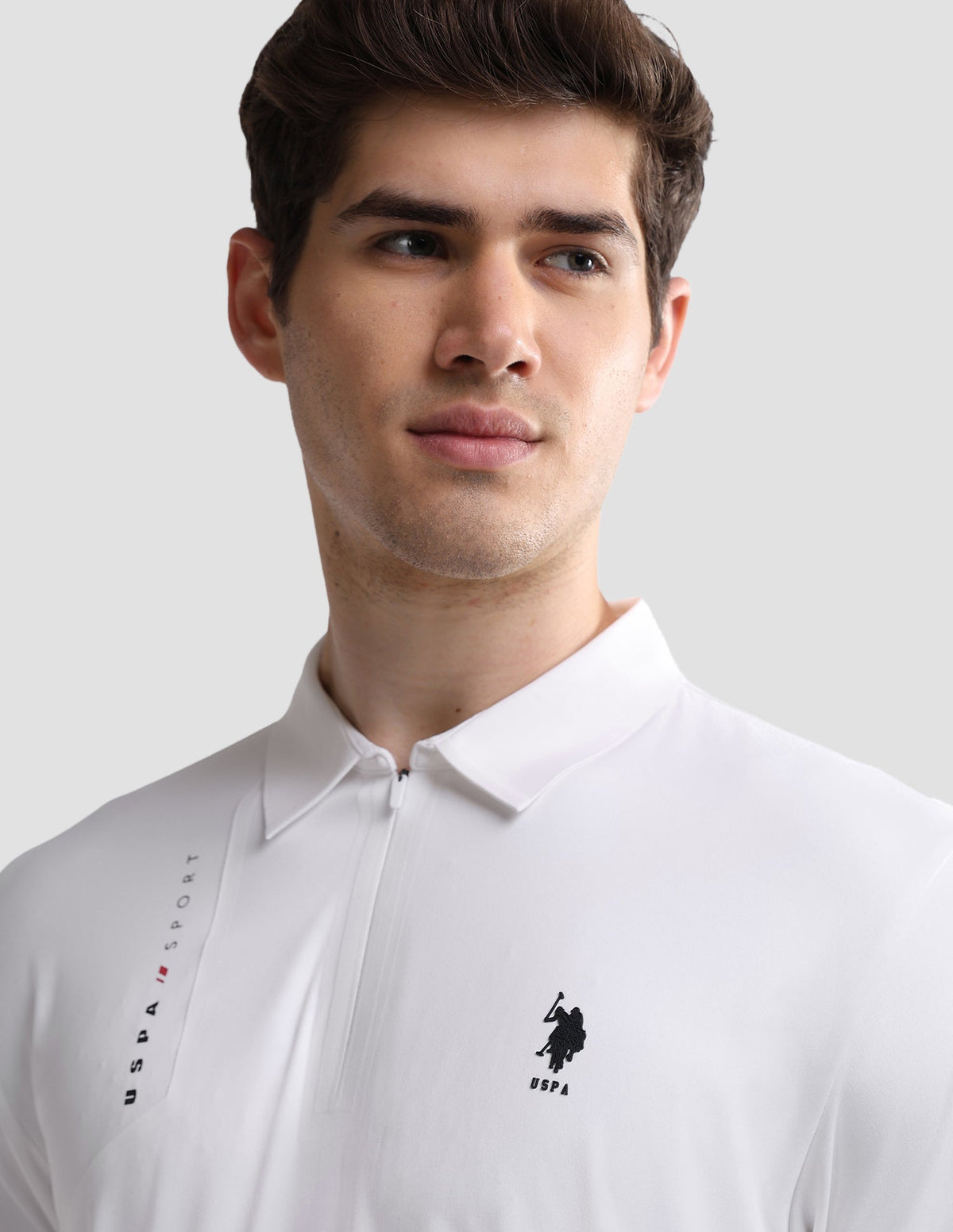 Solid Slim Fit Active Polo Shirt USP0