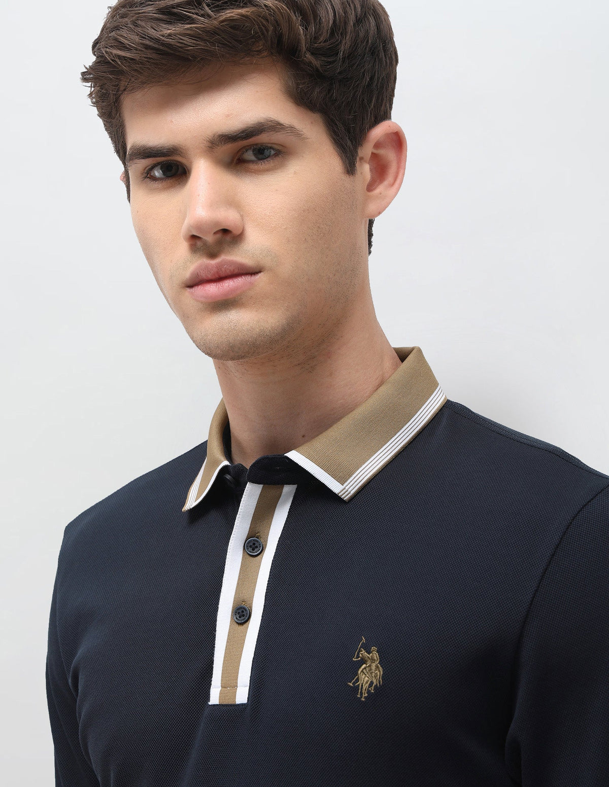 Solid Slim Fit Polo Shirt USP0
