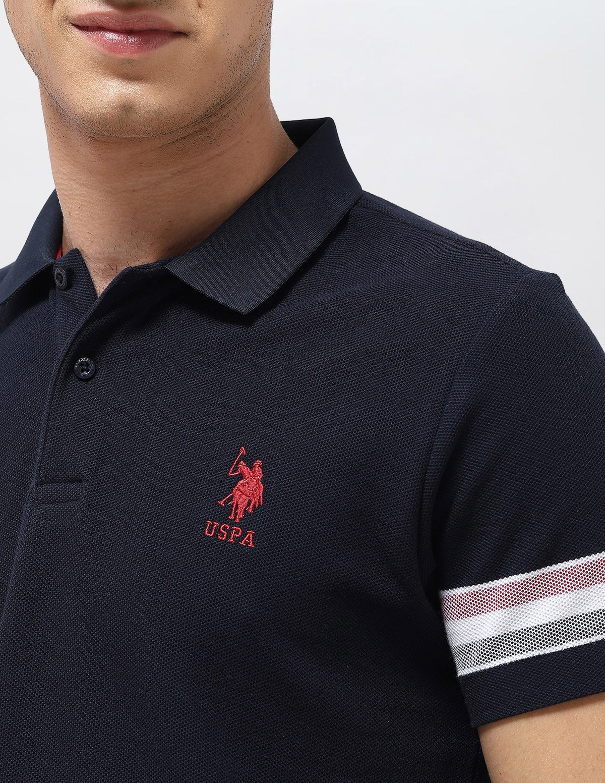 Solid Slim Fit Polo Shirt USP0