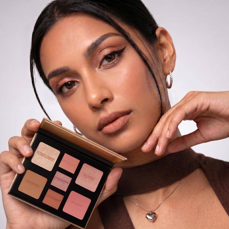 All-Inclusive Eye, Cheek & Face Palette-Light to Medium | E20 - view 2