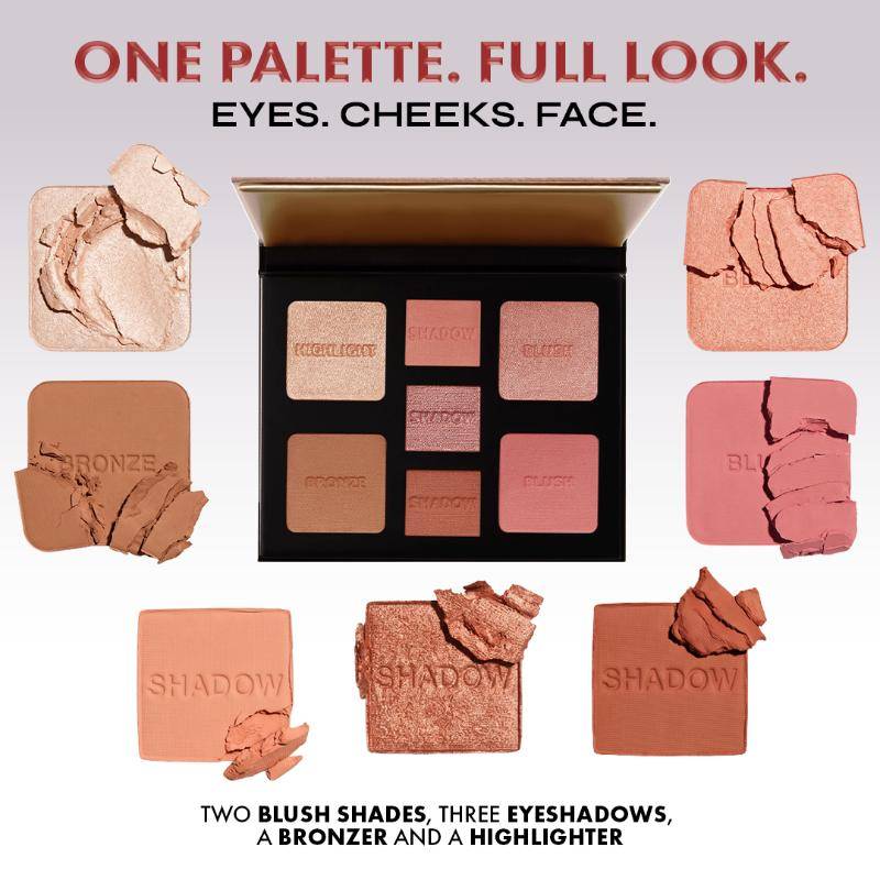 All-Inclusive Eye, Cheek & Face Palette-Light to Medium | E20 - view 8