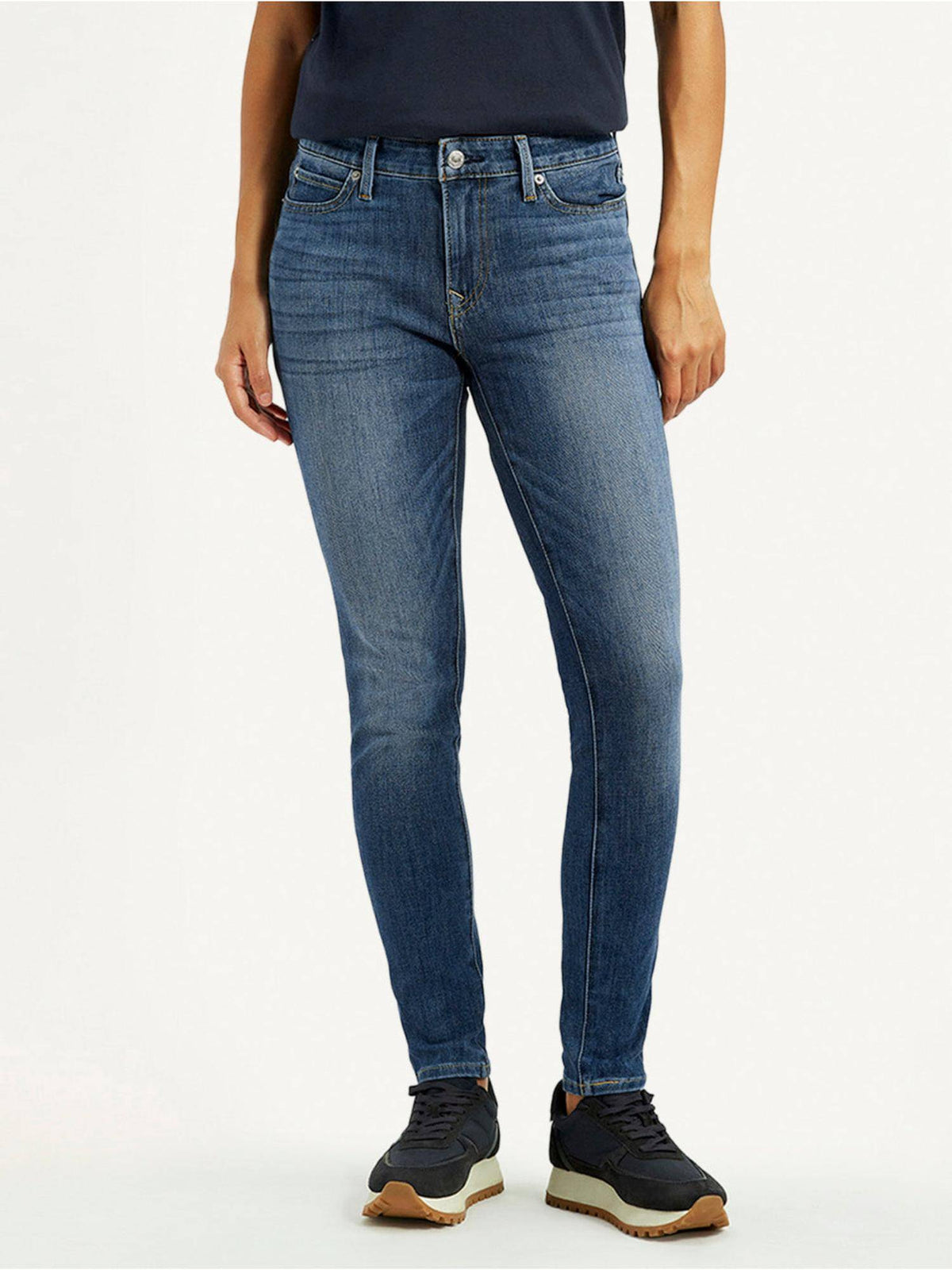 Women 711 Blue Skinny Fit Jeans | BG78 - view 1