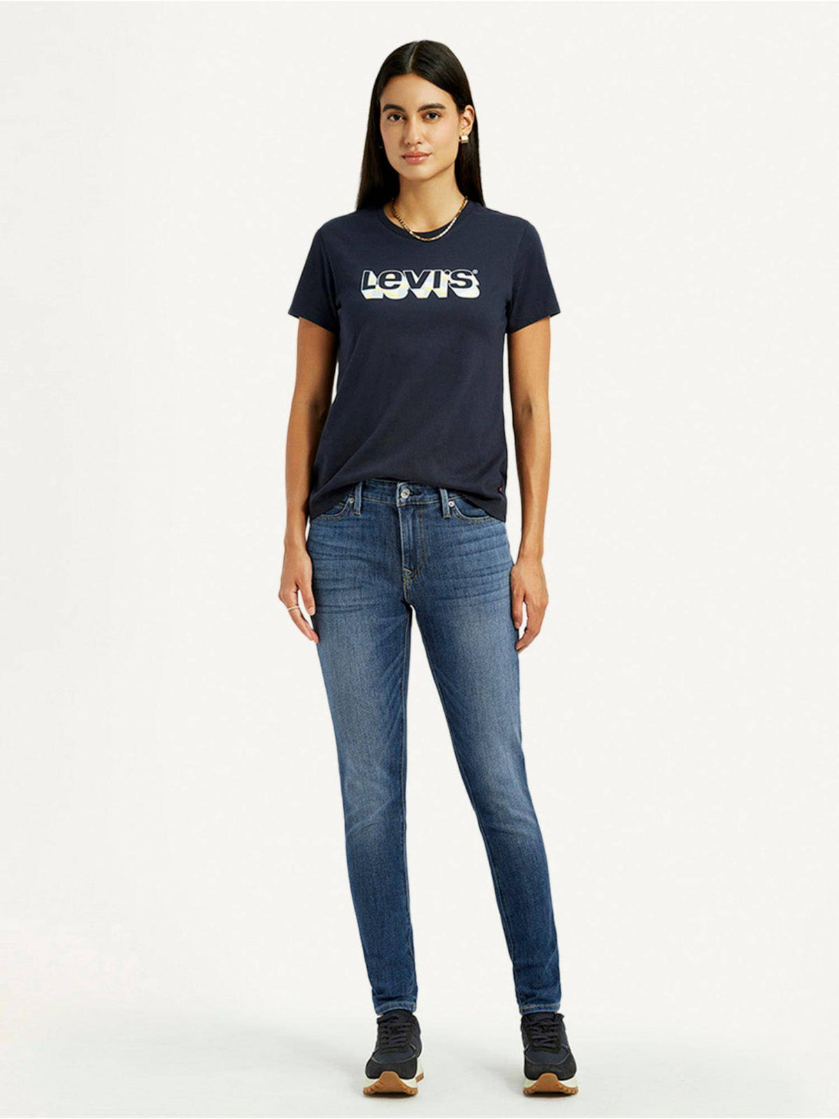 Women 711 Blue Skinny Fit Jeans | BG78 - view 2