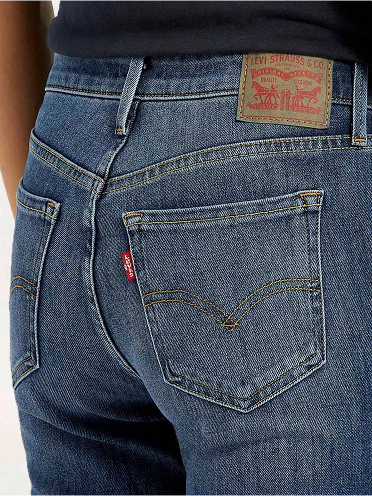 Women 711 Blue Skinny Fit Jeans | BG78 - view 4