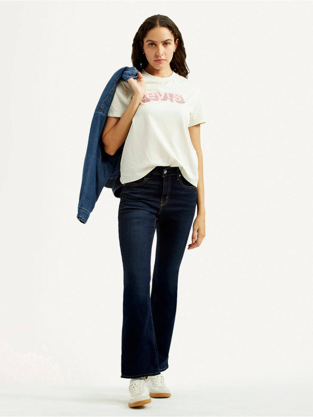 Women 725 Blue Bootcut Jeans | BG78 - view 5