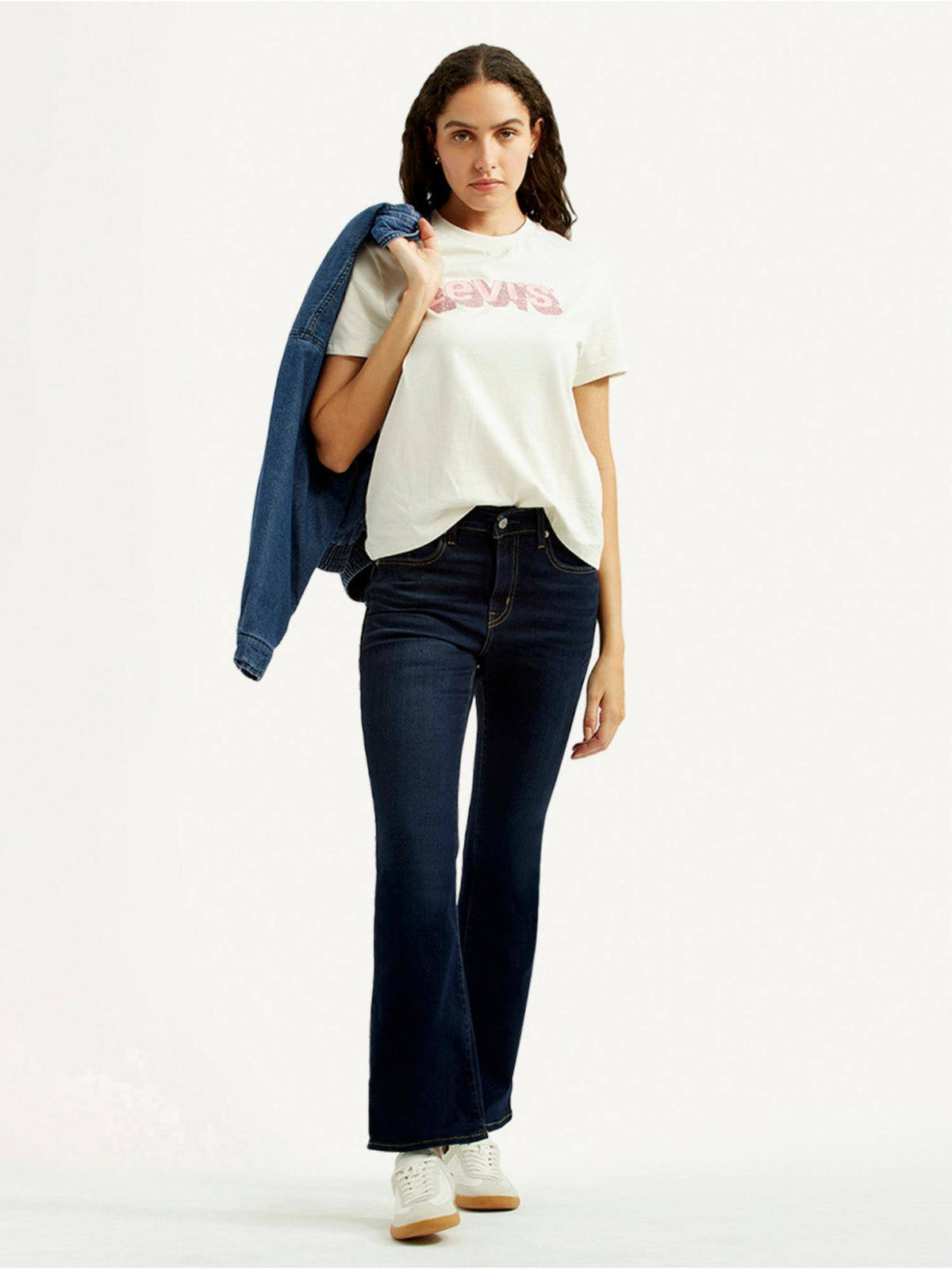 Women 725 Blue Bootcut Jeans | BG78 - view 5