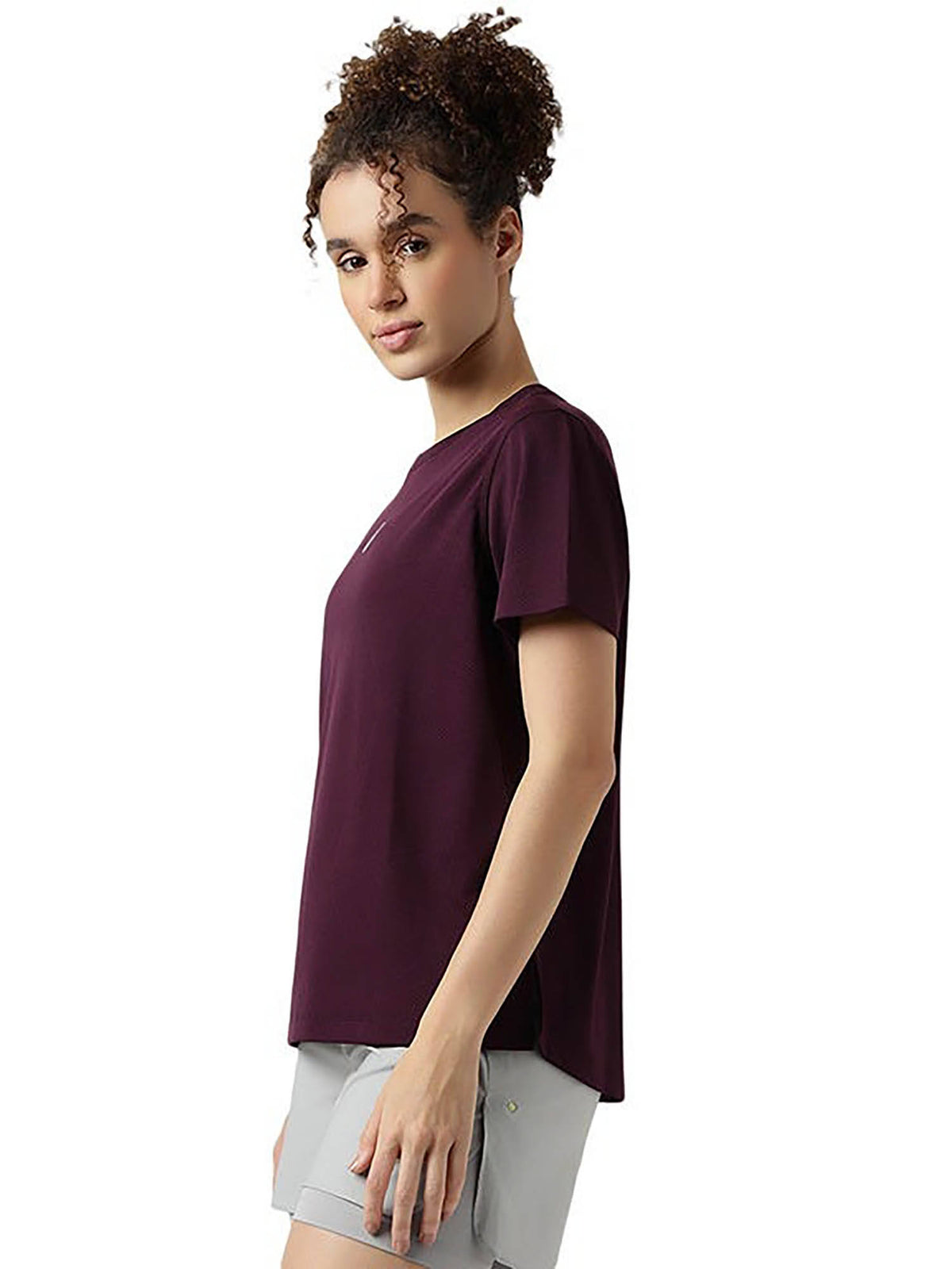 Wine Motion Inseam Panel Ss T-Shirt | TT89 - view 3