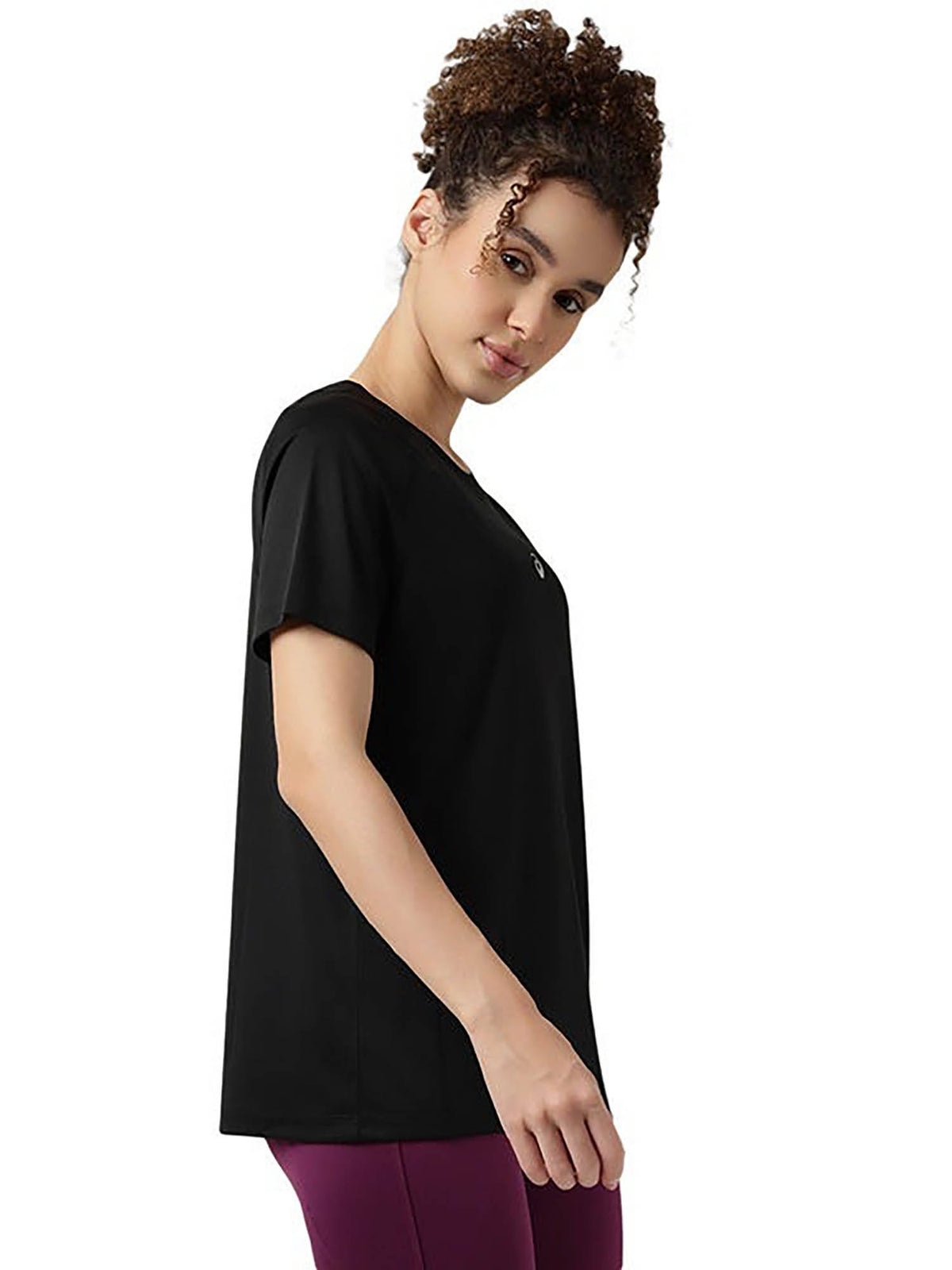 Black Flow Line Raglan Ss T-Shirt | TT89 - view 3