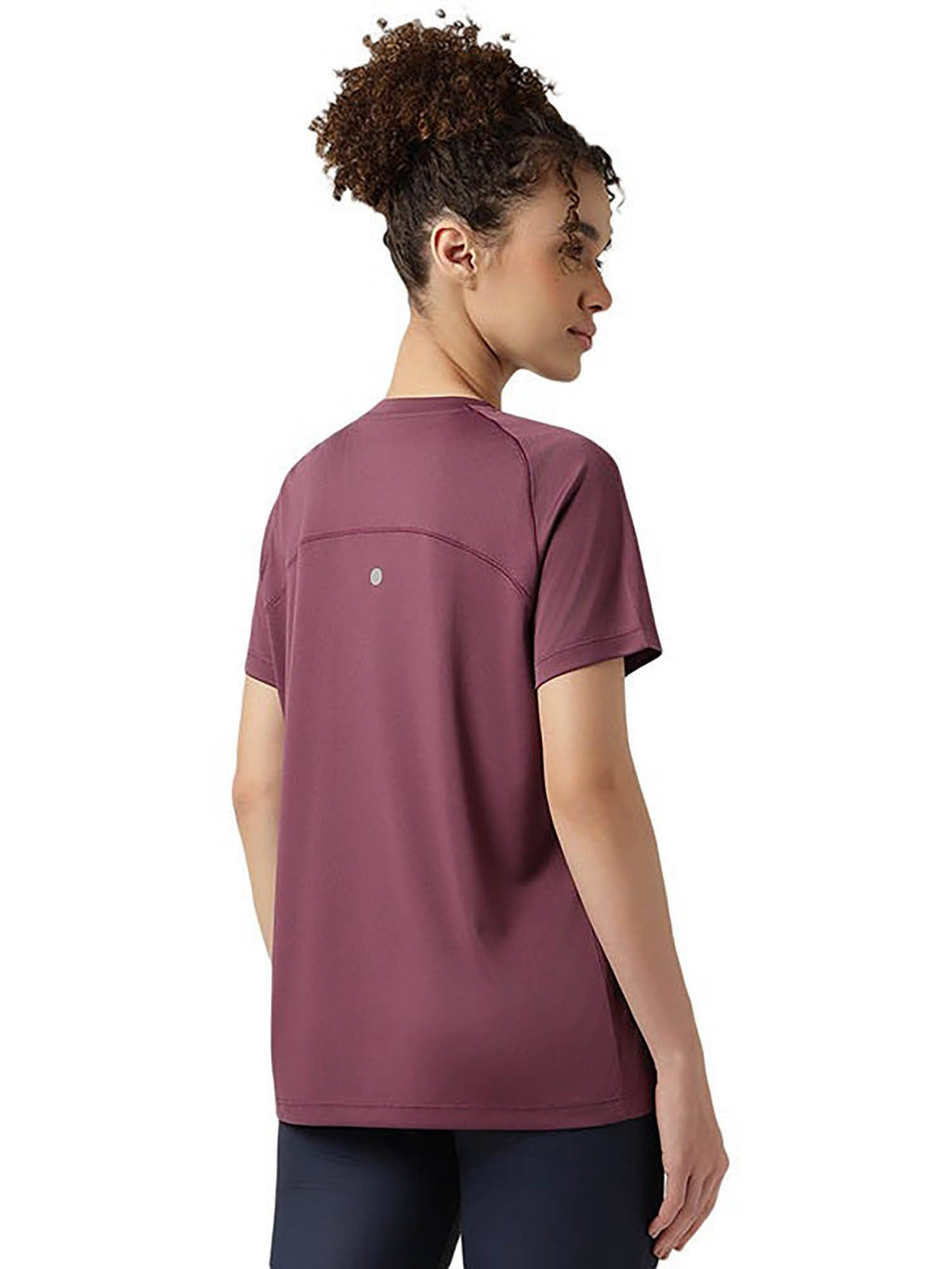 Wine Flow Line Raglan Ss T-Shirt | TT89 - view 2