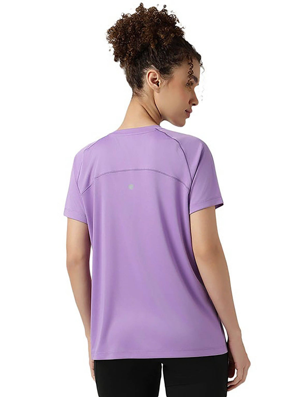 Purple Flow Line Raglan Ss T-Shirt | TT89 - view 2