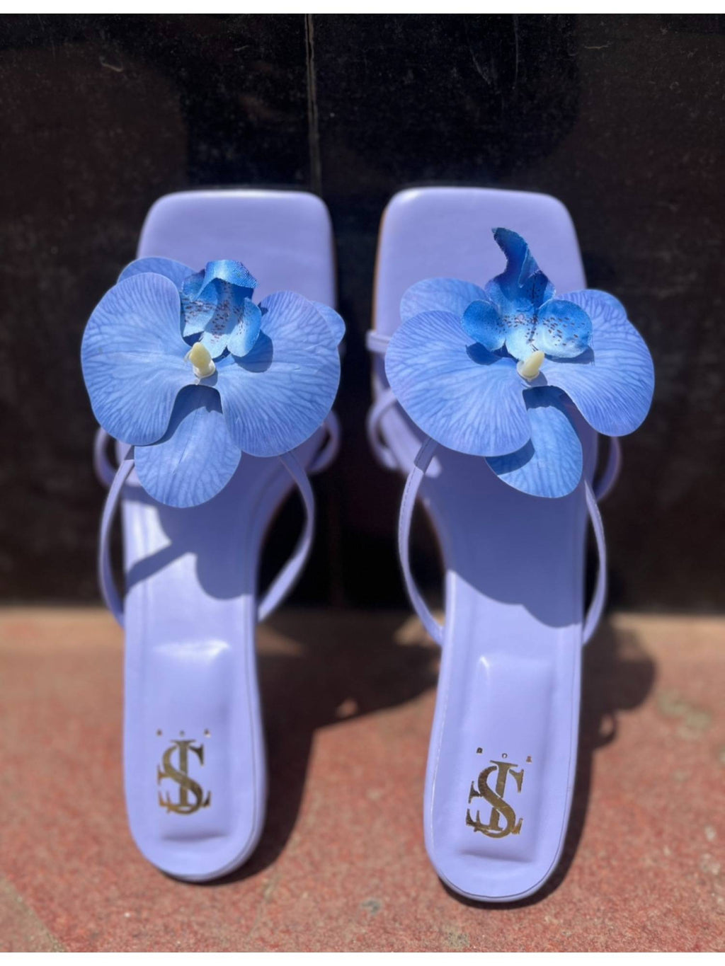 Green Flower Heels | H78 - view 6