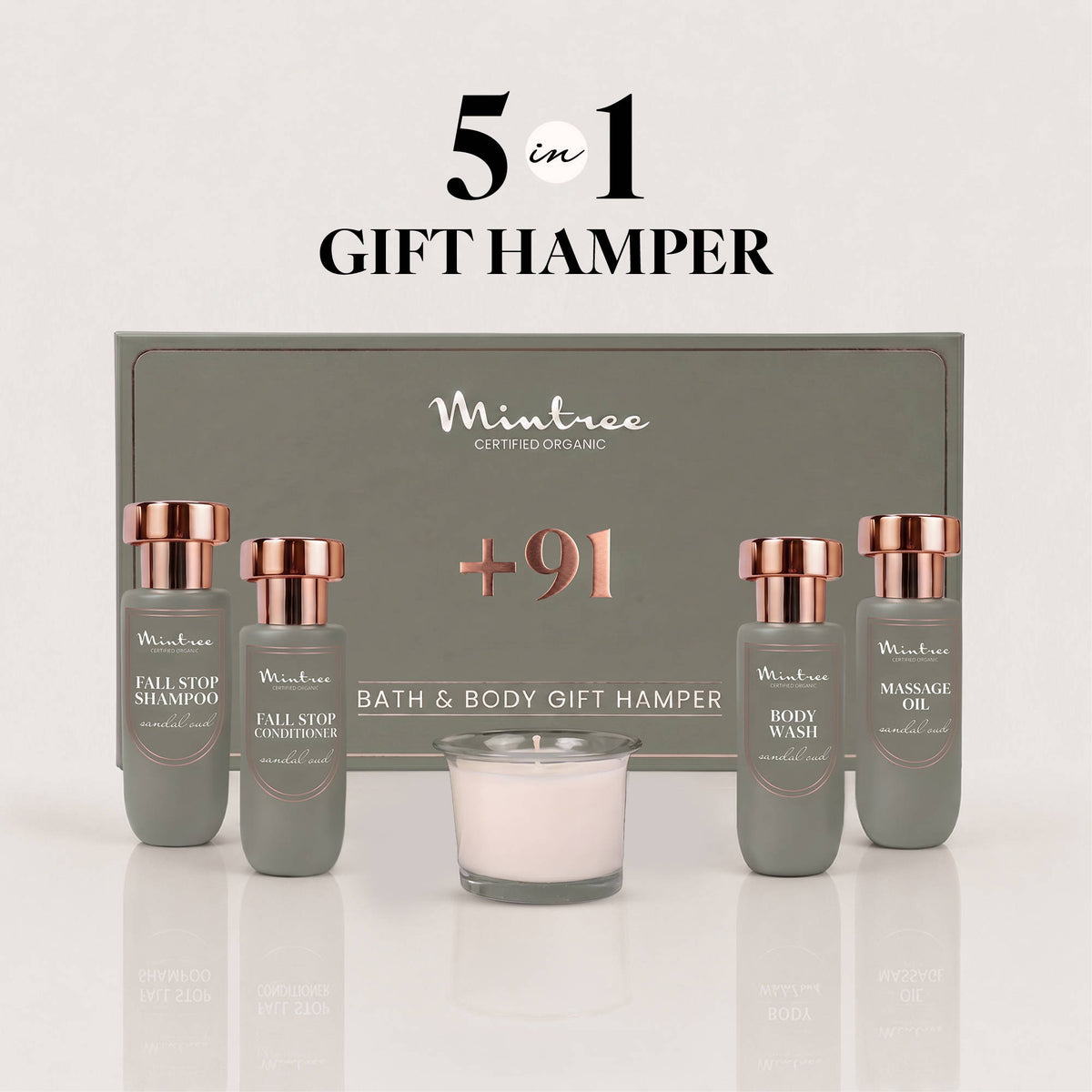 5 In 1 Unisex Bath And Hair Care Gift Box | H02 - view 3