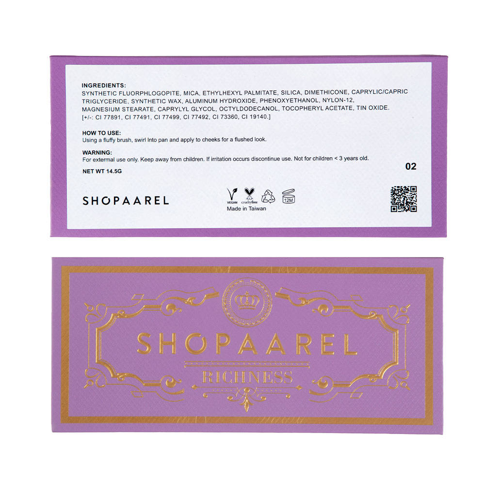 Richness 3C Palette All-In-One Blusher Contour Highlighter Finishing Powder | F14 - view 6