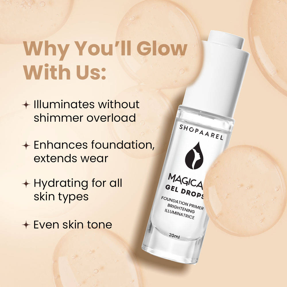 Magical Gel Drops, Face Primer, Soft Radiance, Luminous Finish - Clear | F14 - view 3
