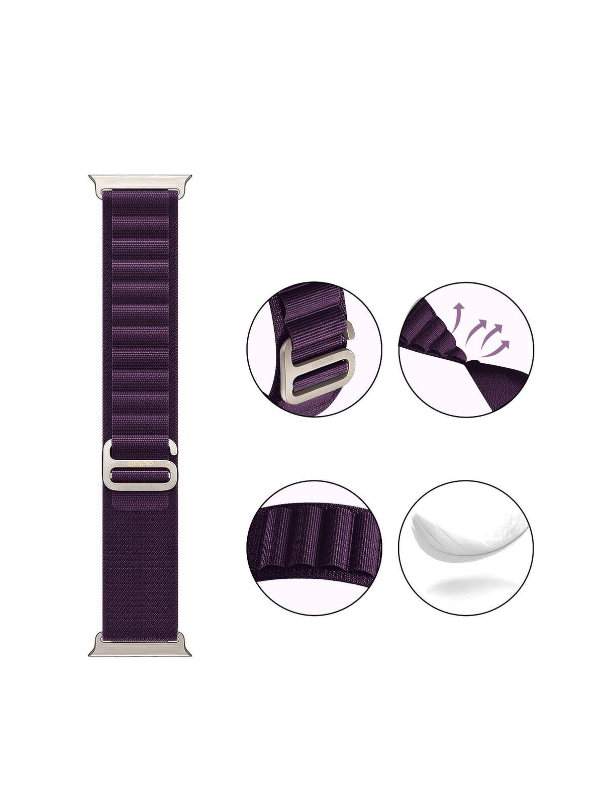 Glen Watch Strap 42/44/45/49 mm - Yellow | W92 - view 34