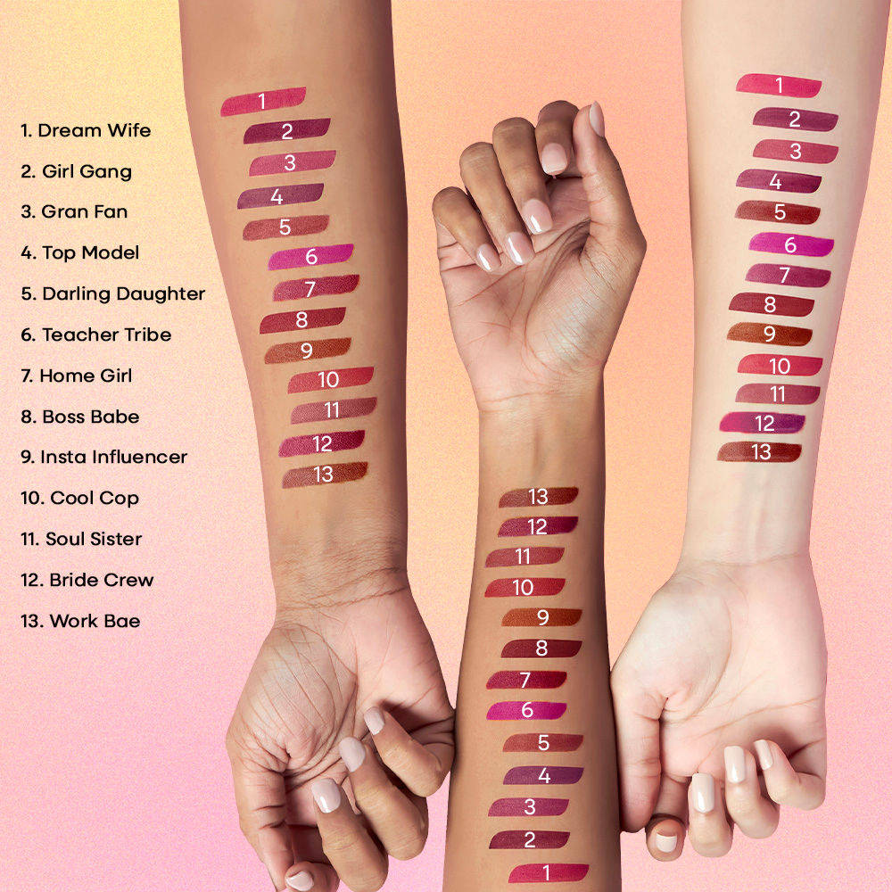 Nykaa All Day Matte Long Lasting Transferproof Liquid Lipstick | L12 - view 5
