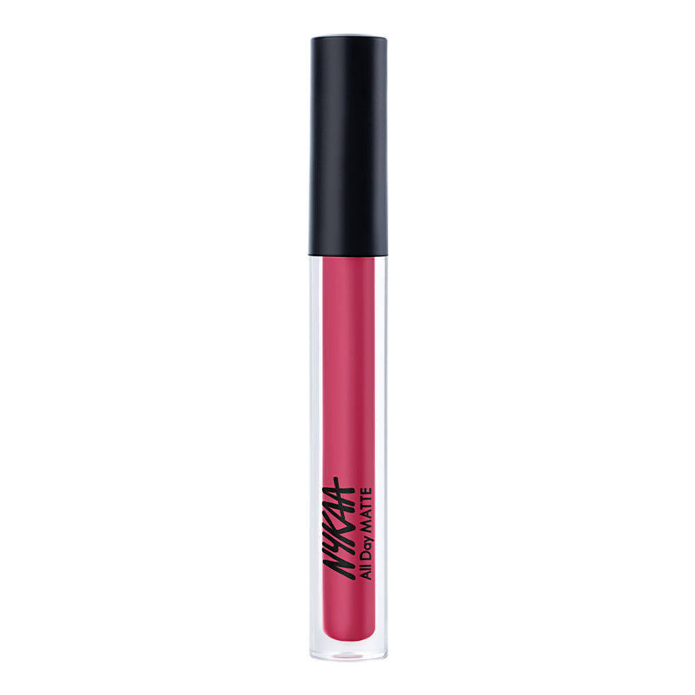 Nykaa All Day Matte Long Lasting Transferproof Liquid Lipstick | L12 - view 7