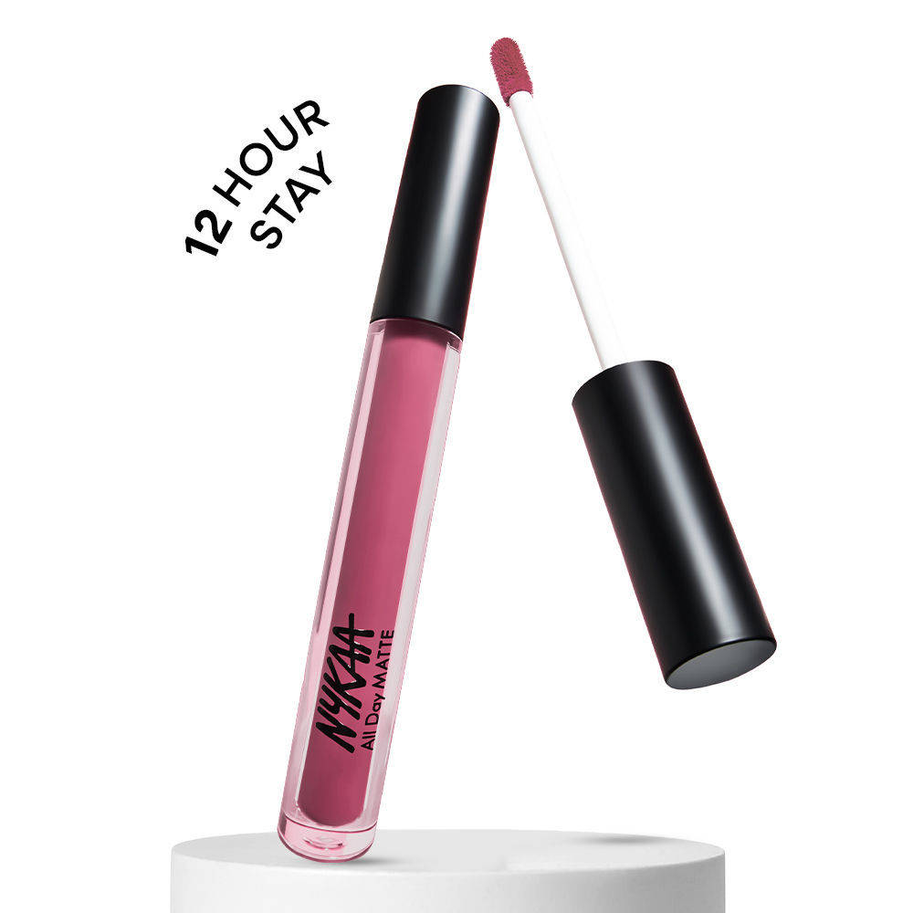 Nykaa All Day Matte Long Lasting Transferproof Liquid Lipstick | L12 - view 50