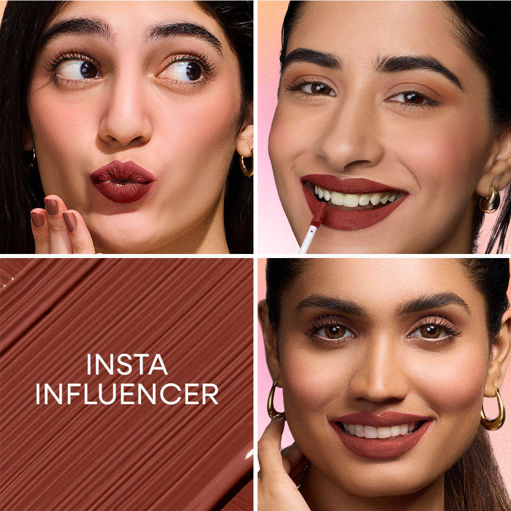 Nykaa All Day Matte Long Lasting Transferproof Liquid Lipstick | L12 - view 64