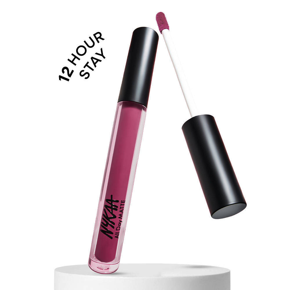 Nykaa All Day Matte Long Lasting Transferproof Liquid Lipstick | L12 - view 104