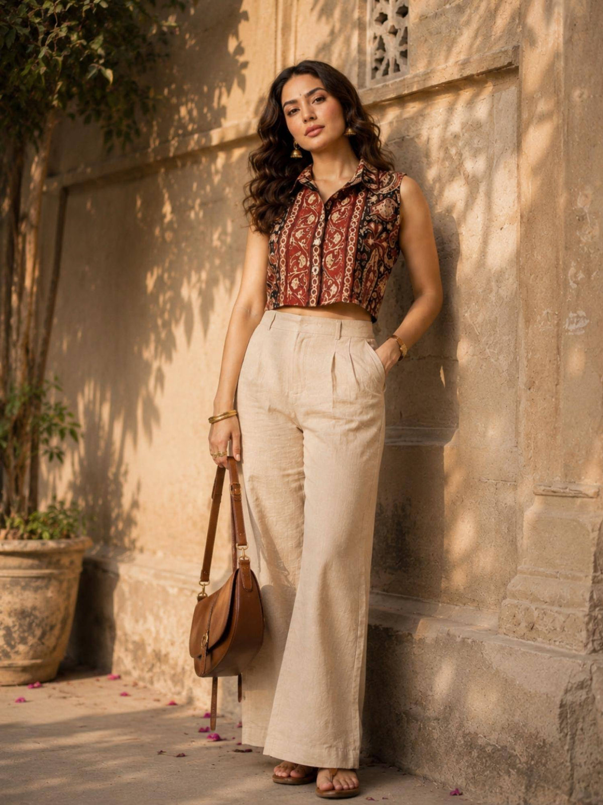Women Paisley Print Ethnic Shirt | S67 - view 2