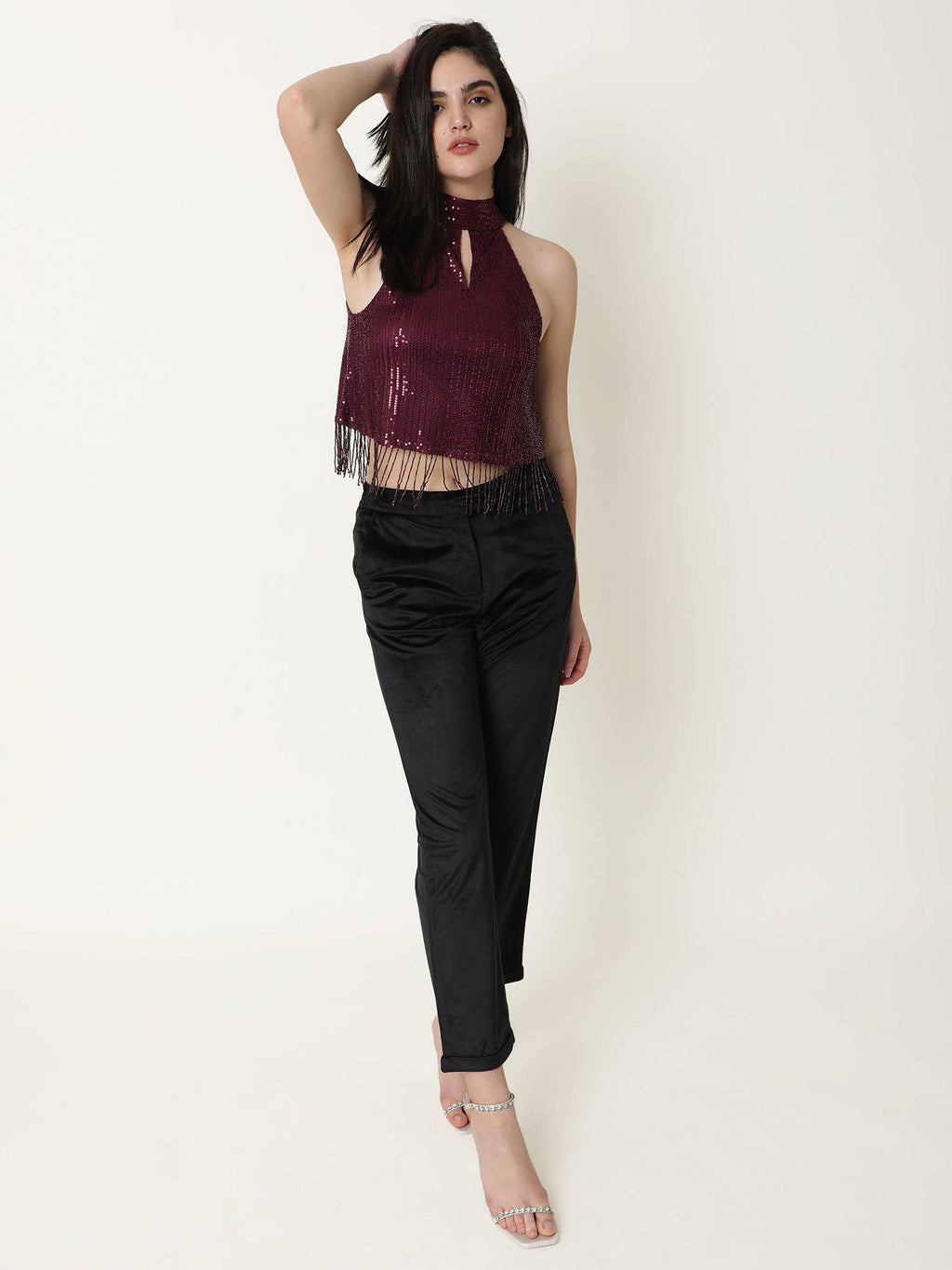 Lovia Maroon Top | HT67 - view 7