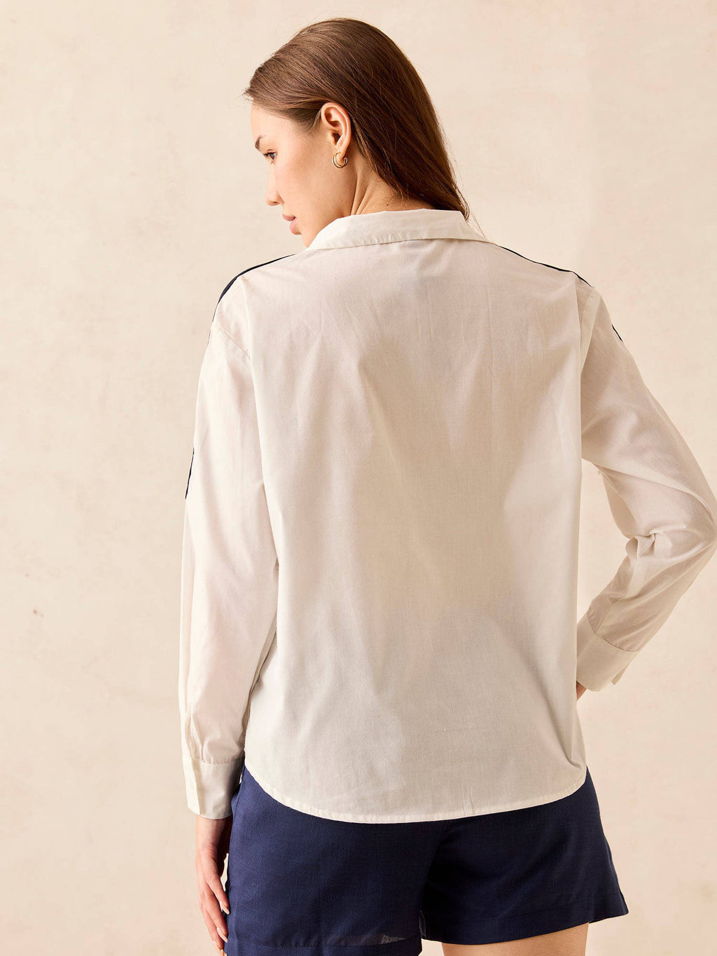 White Side Striped Full Sleeve Shirt | S67 - view 2