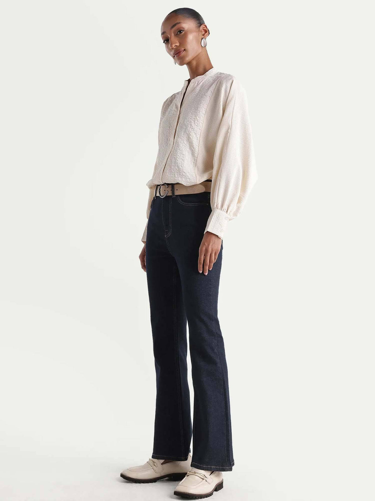 CLASSIC BOOTCUT FIT DENIM - Navy Blue | BT10 - view 5