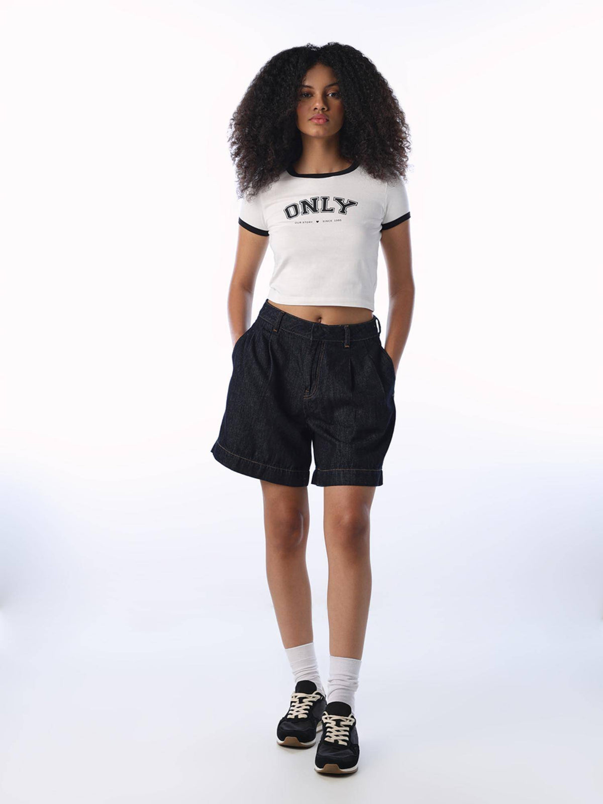 Women White Cotton T-Shirt | O24 - view 2