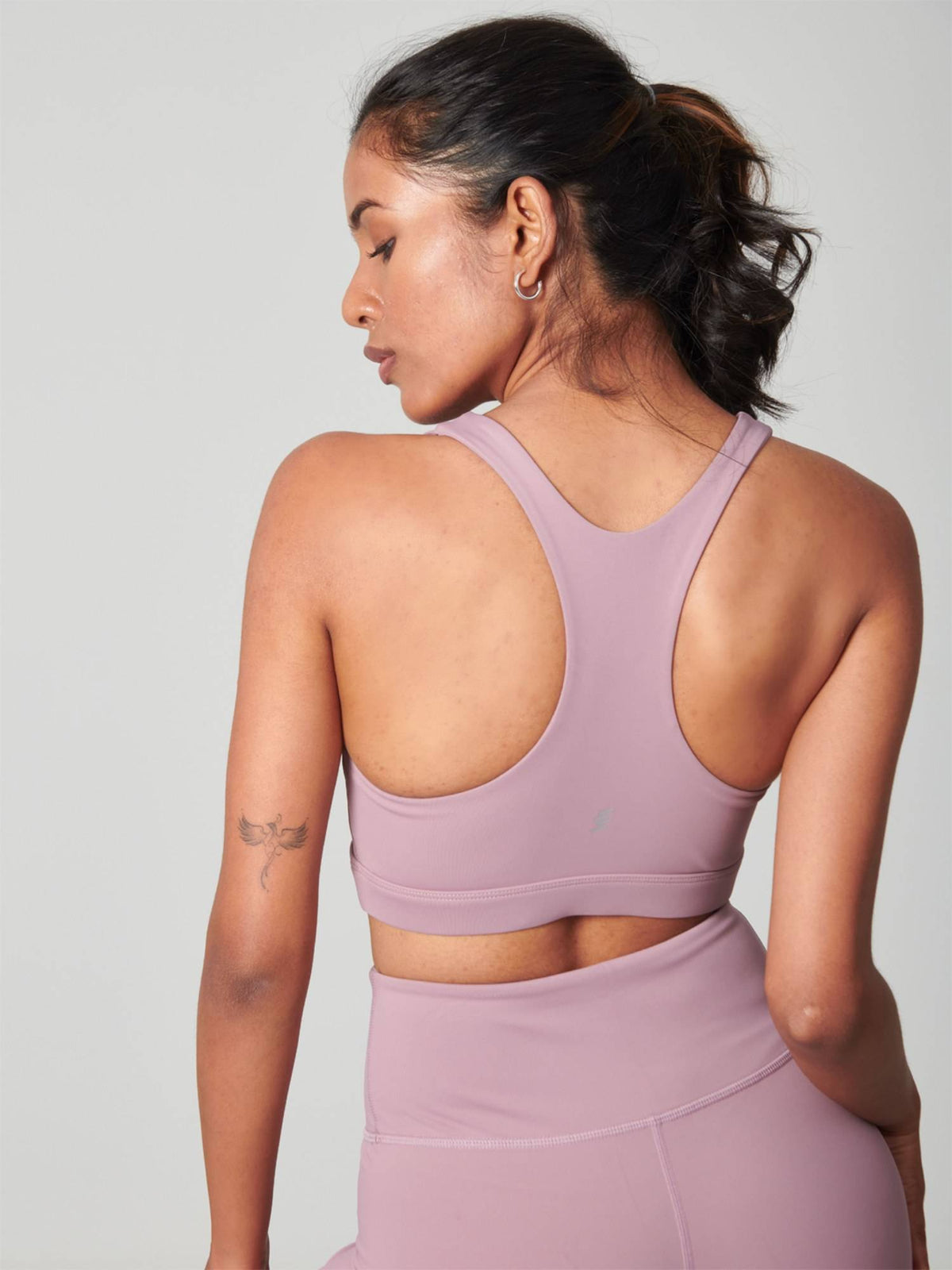 Women Rose Racerback Sports Bra | sb09 - view 2