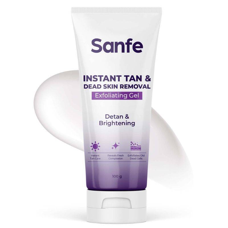 Instant Tan & Dead Skin Removal Exfoliating Gel, Removes Dead Skin Body Scrub AHA Exfoliation | B20 - view 2