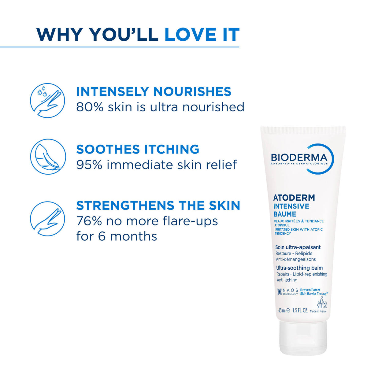 Anti-Itching Balm-Atoderm Intensive Baume-Ceramides & Canola Oil-Eczema Prone Skin | FC3 - view 4