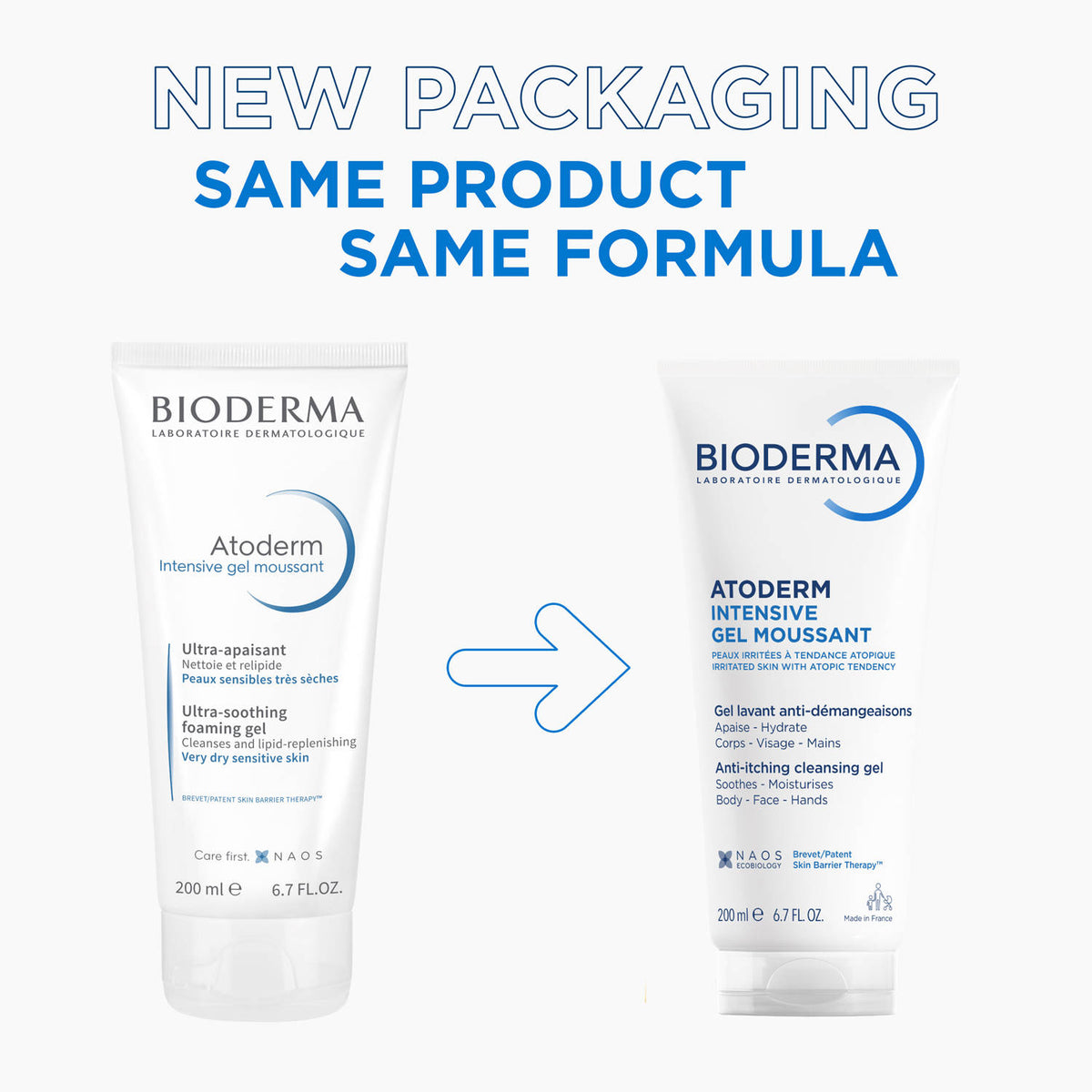 Ultra-Soothing Foaming Gel Atoderm Intensive Gel Moussant With Niacinamide | FC3 - view 2