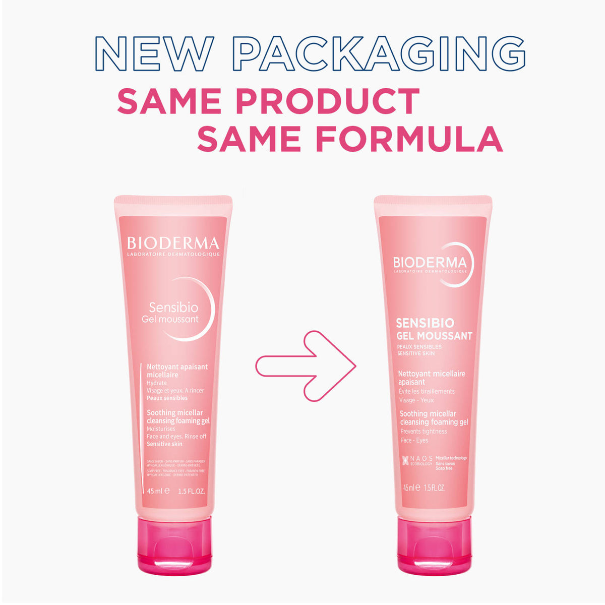 Sensibio Gel Moussant SLS Free Cleanser With Vitamin E-24h Hydration-Micellar Gel | FC3 - view 2