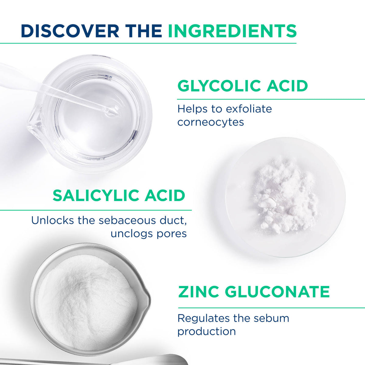 Sebium Gel Moussant Actif Cleanser with Salicylic & Glycolic Acid for Acne Prone, Oily Skin | FC3 - view 2