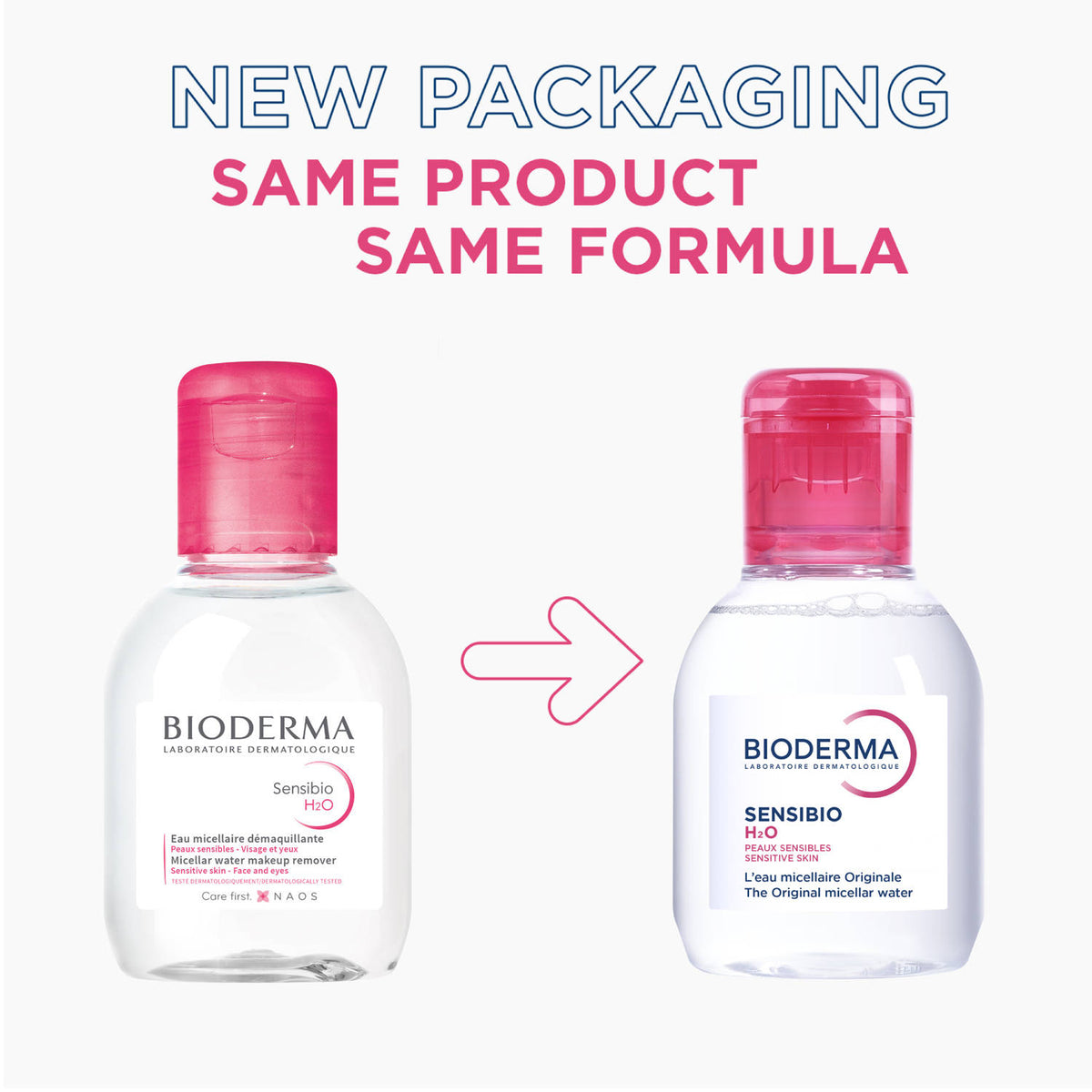 Dermatological Micellar Water Sensibio H2O - Gently Removes Makeup Prevents Clogged Pores | B20 - view 2