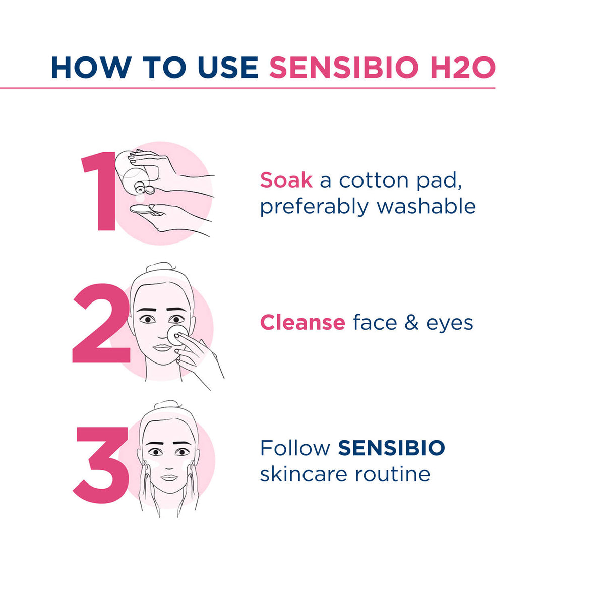 Dermatological Micellar Water Sensibio H2O - Gently Removes Makeup Prevents Clogged Pores | B20 - view 7
