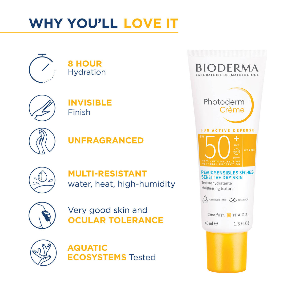 Photoderm Crème SPF 50+ PA++++ Hydrating Sunscreen for Normal to Dry Skin | In Vivo Tested | FC3 - view 3