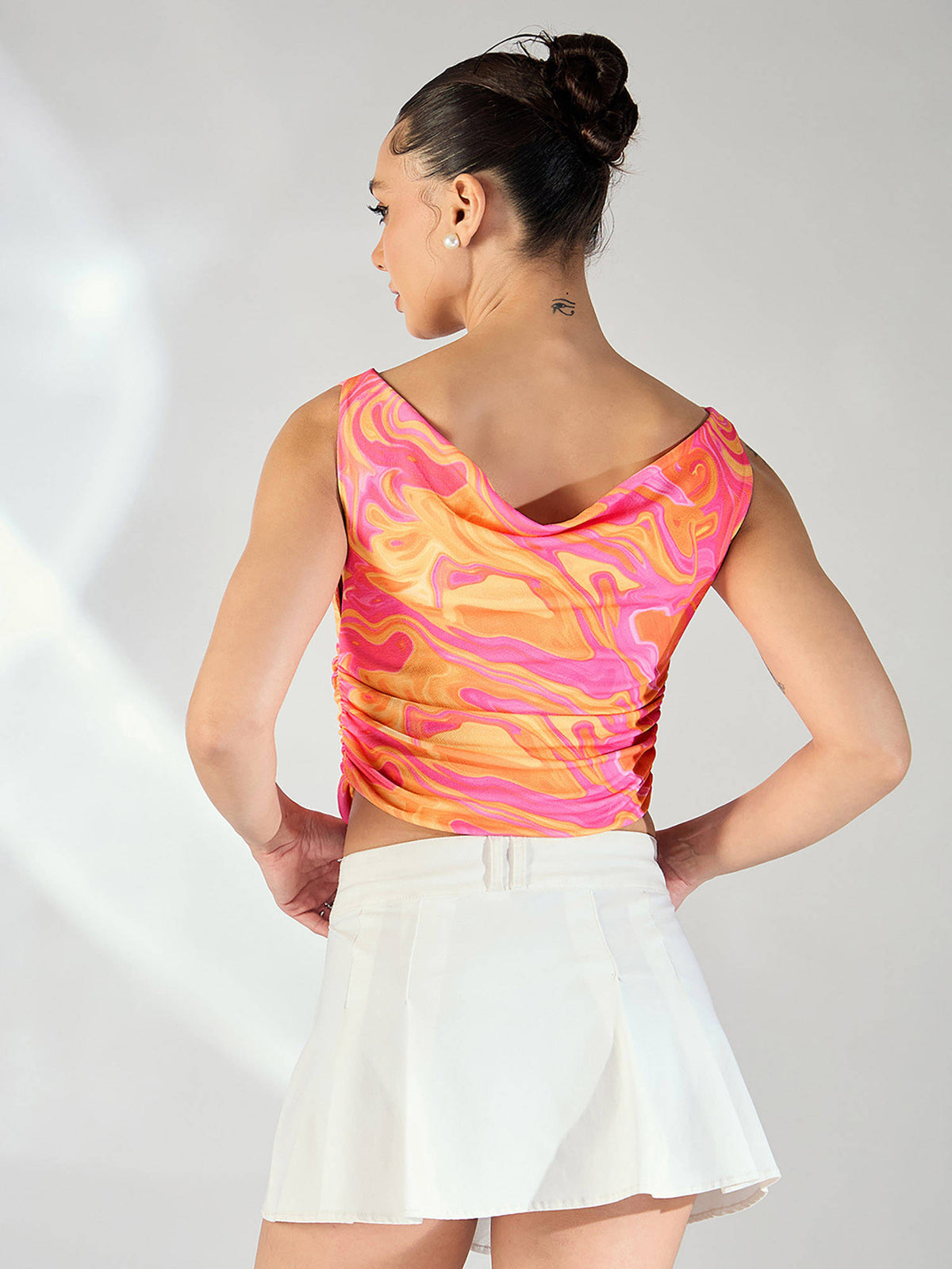 Women Blue Polyester Top | CT61 - view 16