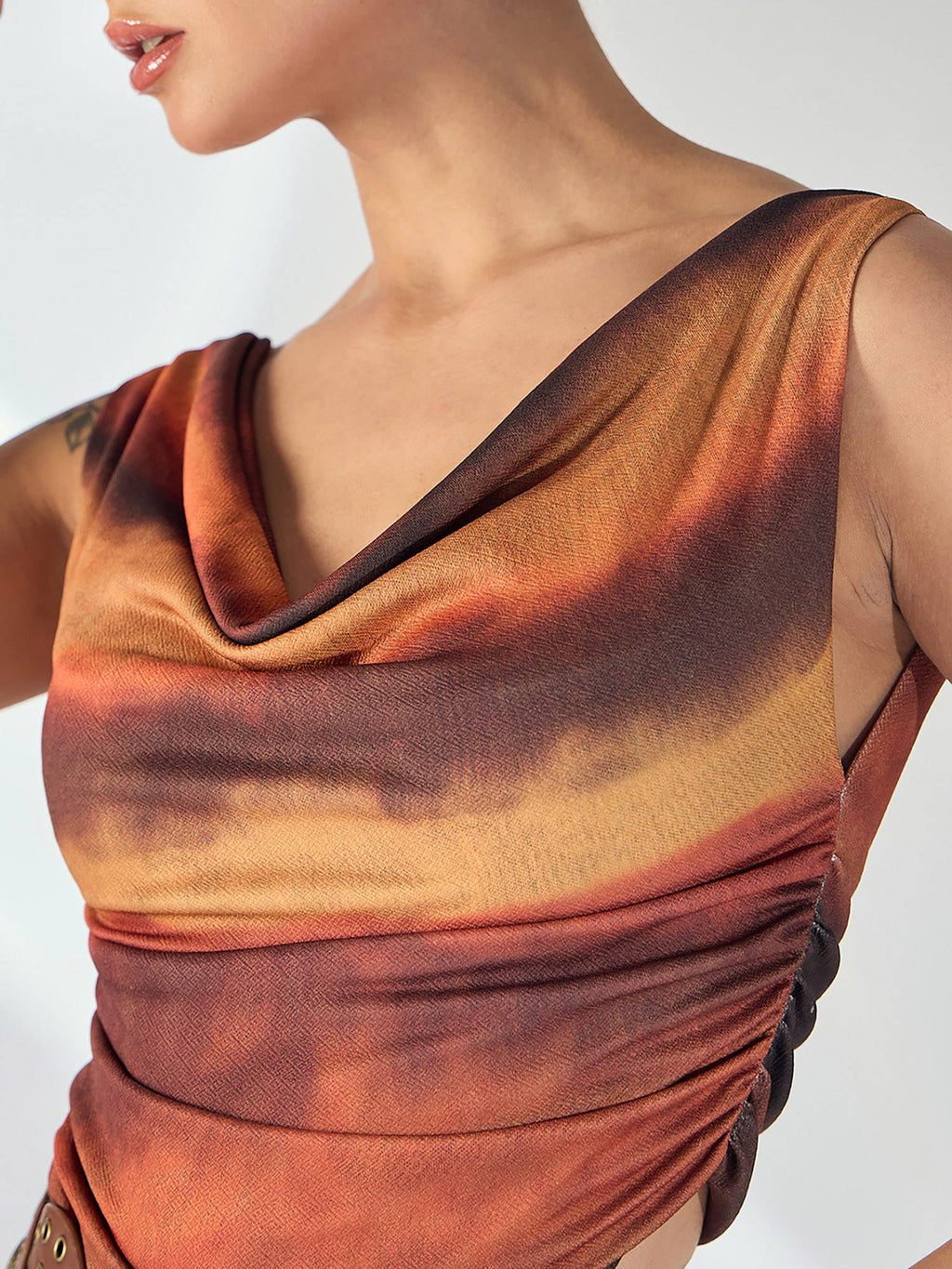 Women Blue Polyester Top | CT61 - view 30