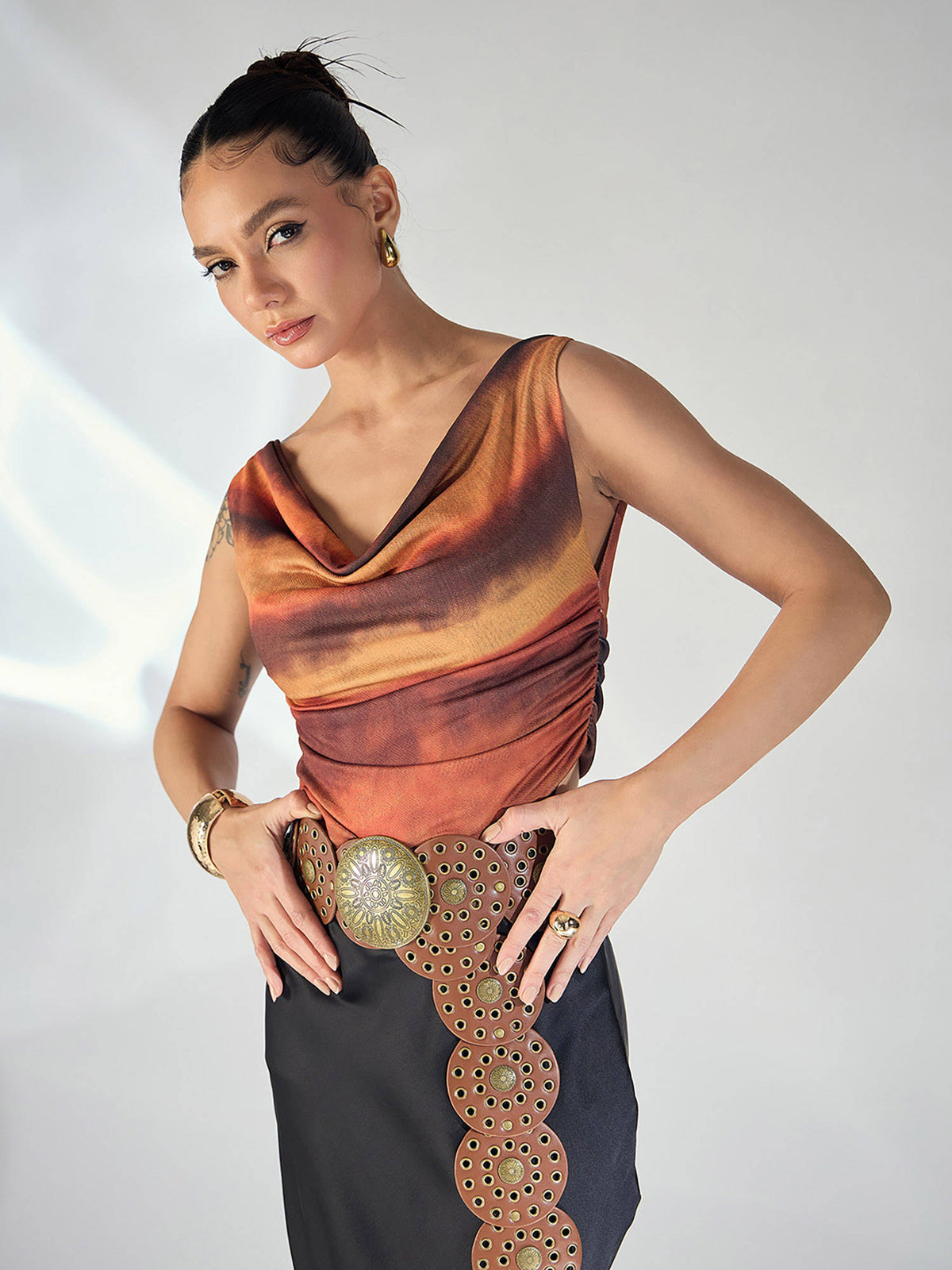 Women Blue Polyester Top | CT61 - view 31