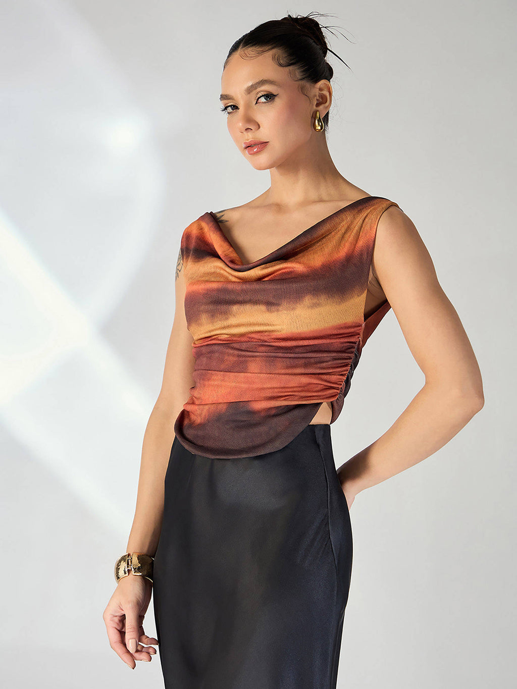 Women Blue Polyester Top | CT61 - view 32