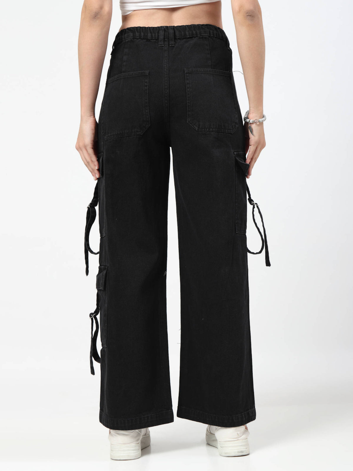 Black Cargo Jeans | ST23 - view 2