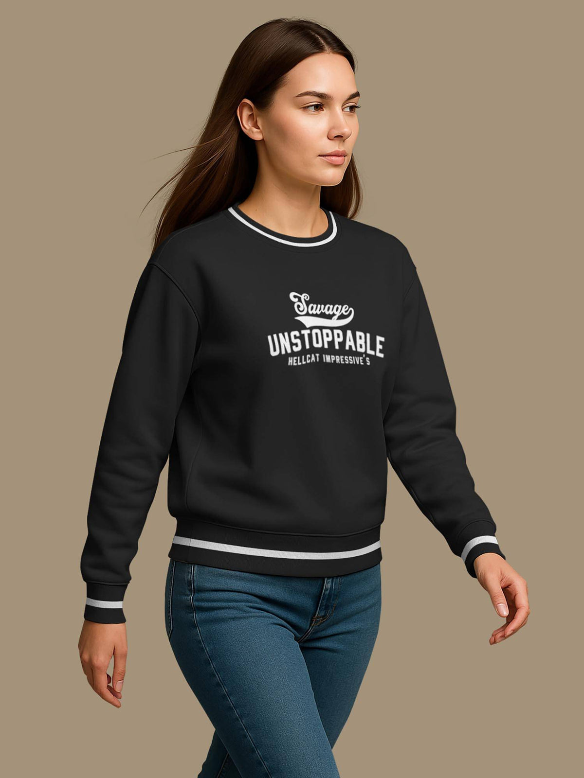 Pink Typography Regular Sweatshirt | SS90 - view 19