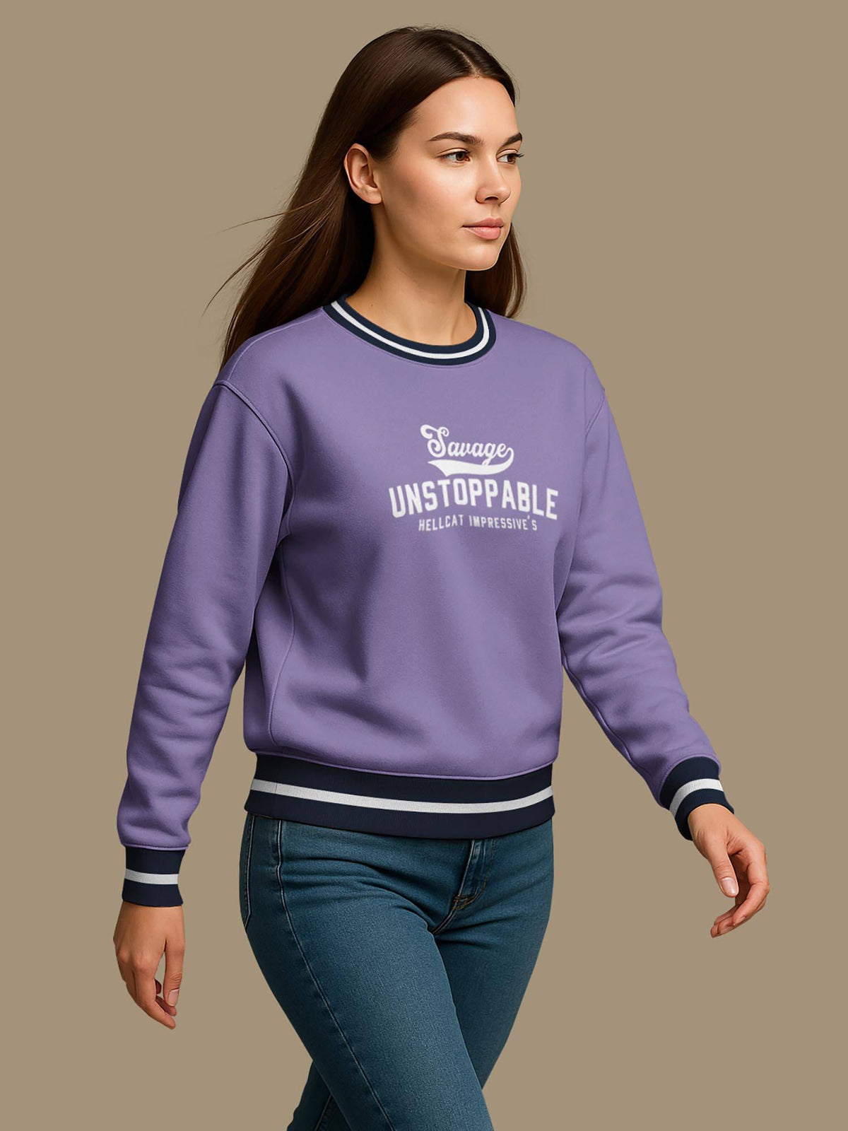 Pink Typography Regular Sweatshirt | SS90 - view 14