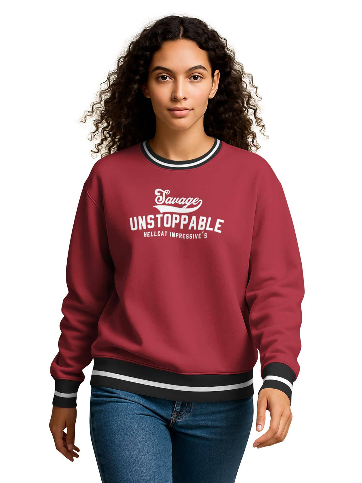 Pink Typography Regular Sweatshirt | SS90 - view 6