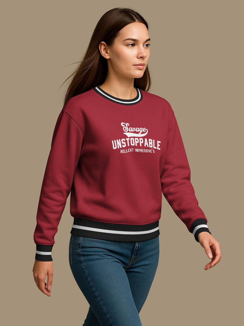 Green Typography Regular Sweatshirt | SS90 - view 9