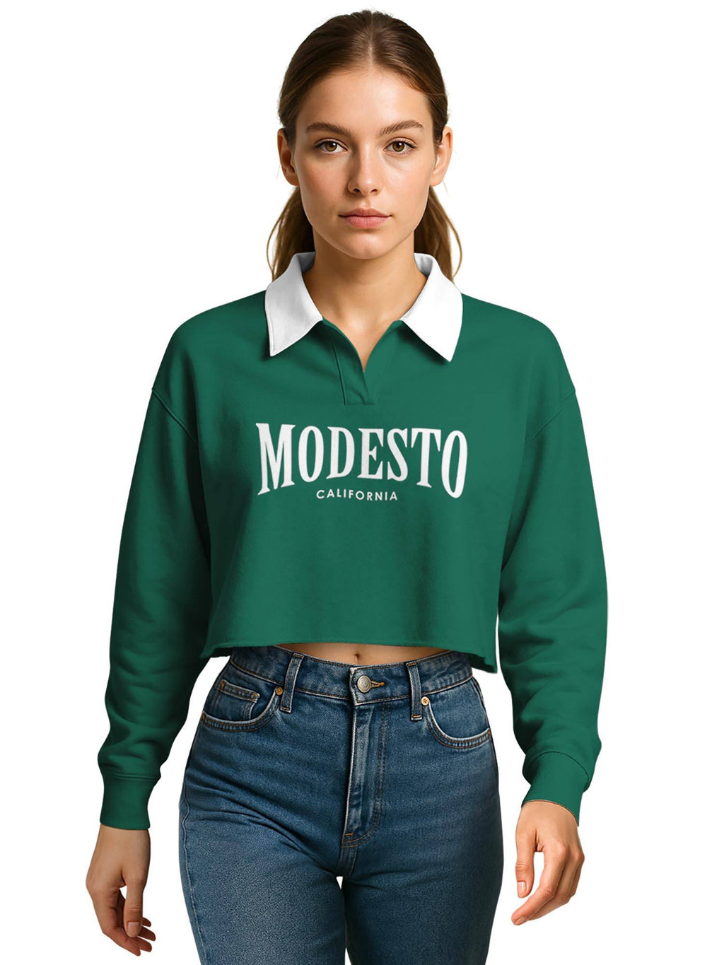 Green Typography Regular Polo T-Shirt | PW43 - view 1