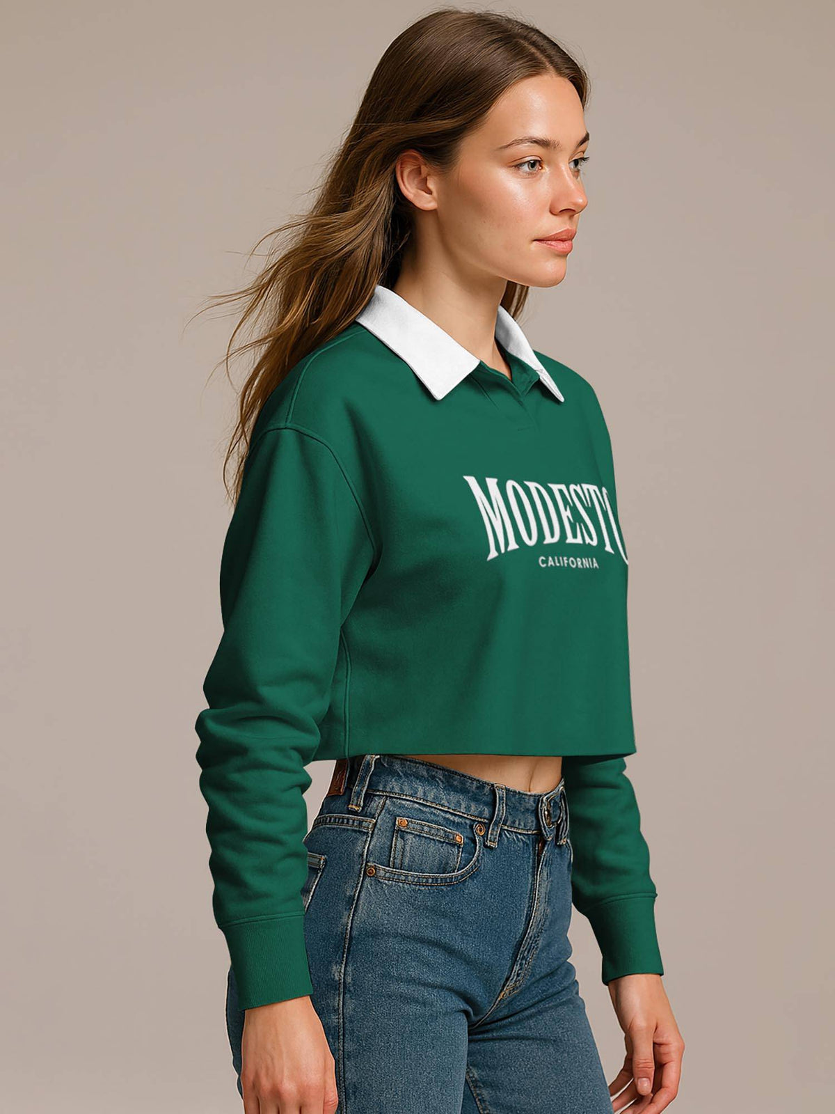 Green Typography Regular Polo T-Shirt | PW43 - view 4