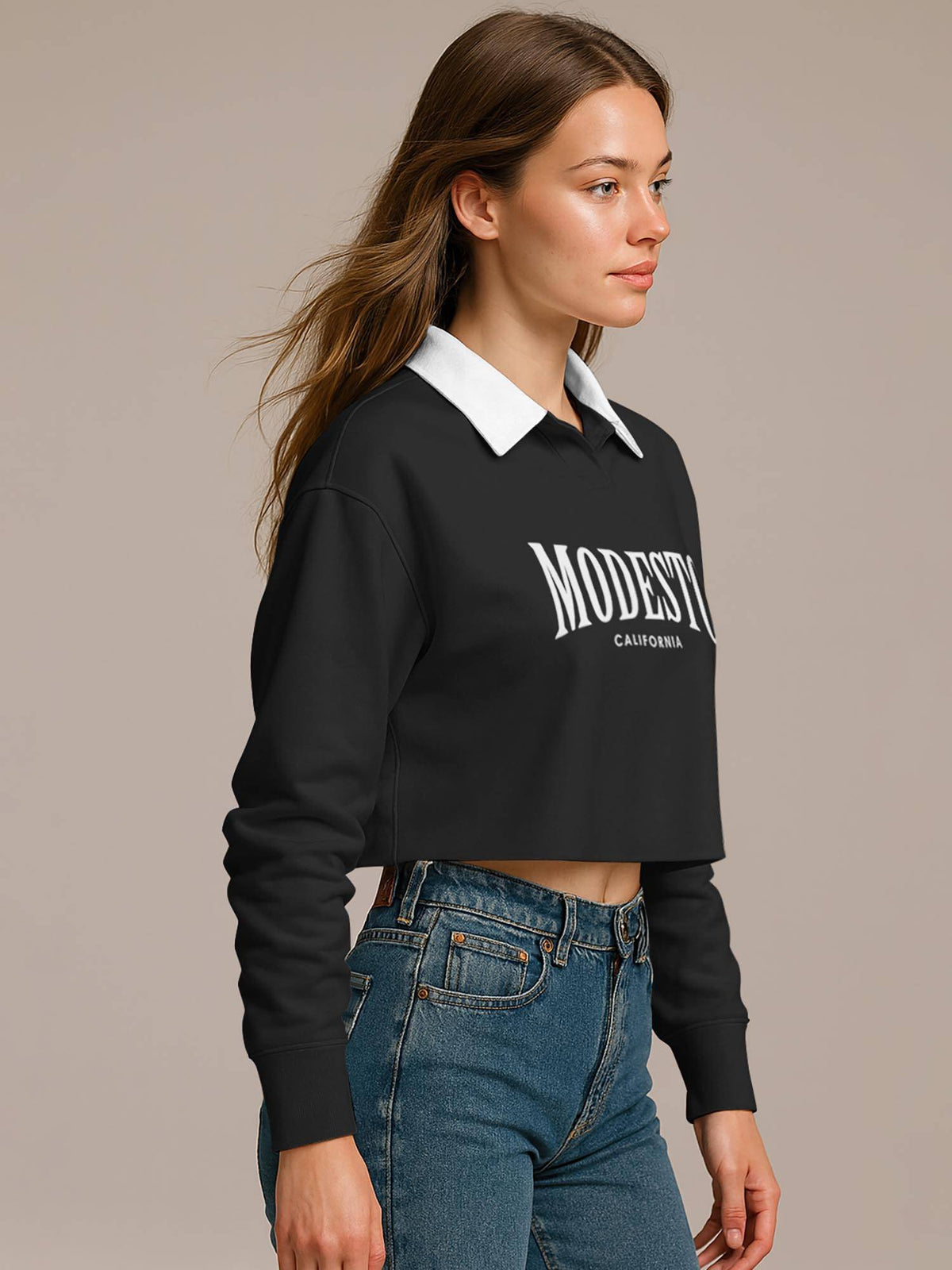 Black Typography Regular Polo T-Shirt | PW43 - view 4